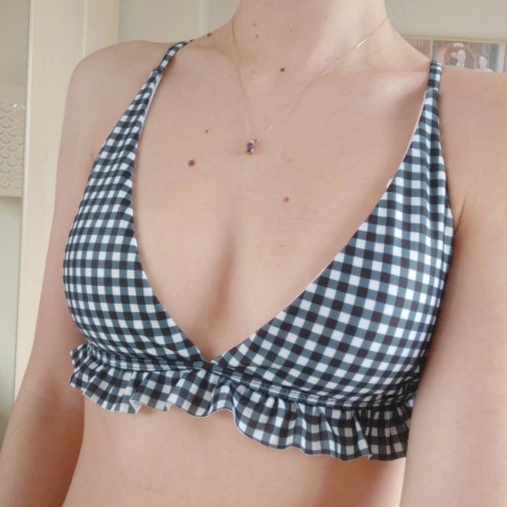 Plaid Bikini Set Push Up - Picture 8 of 14
